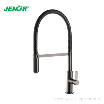 Pull-Out Hot and Cold Brass Kitchen Faucet